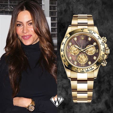 sofia vergara rolex daytona|Sofia Vergara's Watch Collection .